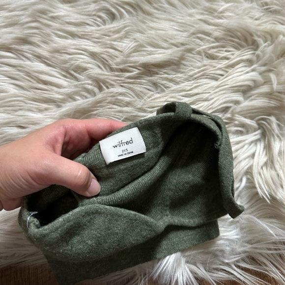 ARITZIA Wilfred Green Sweater Tank Top - Picture 3 of 3